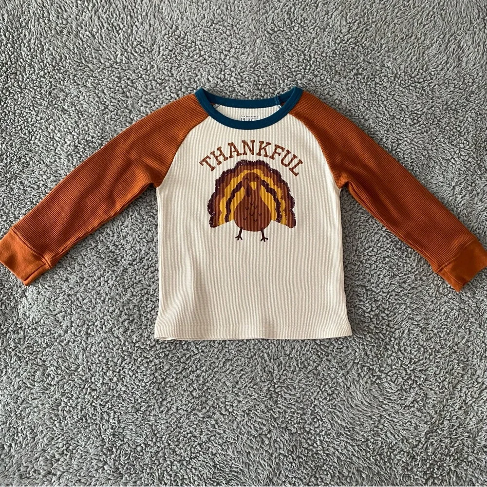 The Children’s Place Boys Shirts 3T Thanksgiving Fall Long Sleeves